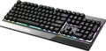 MSI Vigor GK30 Gaming Keyboard - Mechanical Membrane Switches, 6-Zone RGB, Water Repellent & Splash-Proof, 5000 DPI - Black