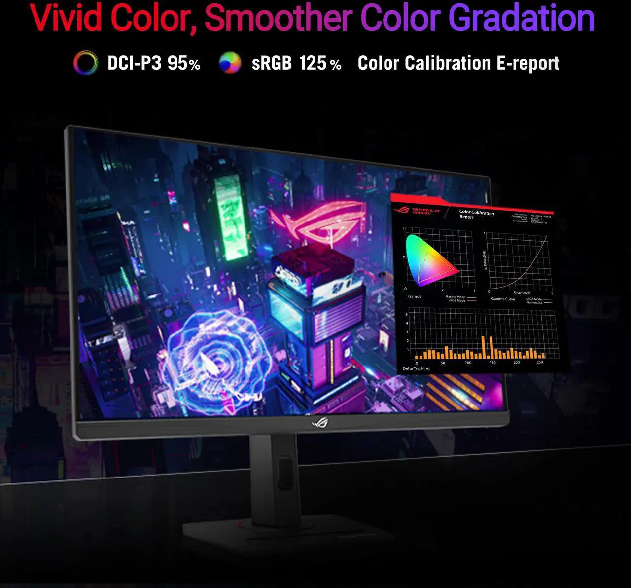 ASUS ROG Strix 27" QHD 2K 1440P 180Hz fast IPS with AMD FreeSync (AMD Adaptive Sync) & G-Sync compatible HDR400 1ms DCI-P3 95%, USB-C built-in Ai Gaming Computer Monitor XG27ACG
