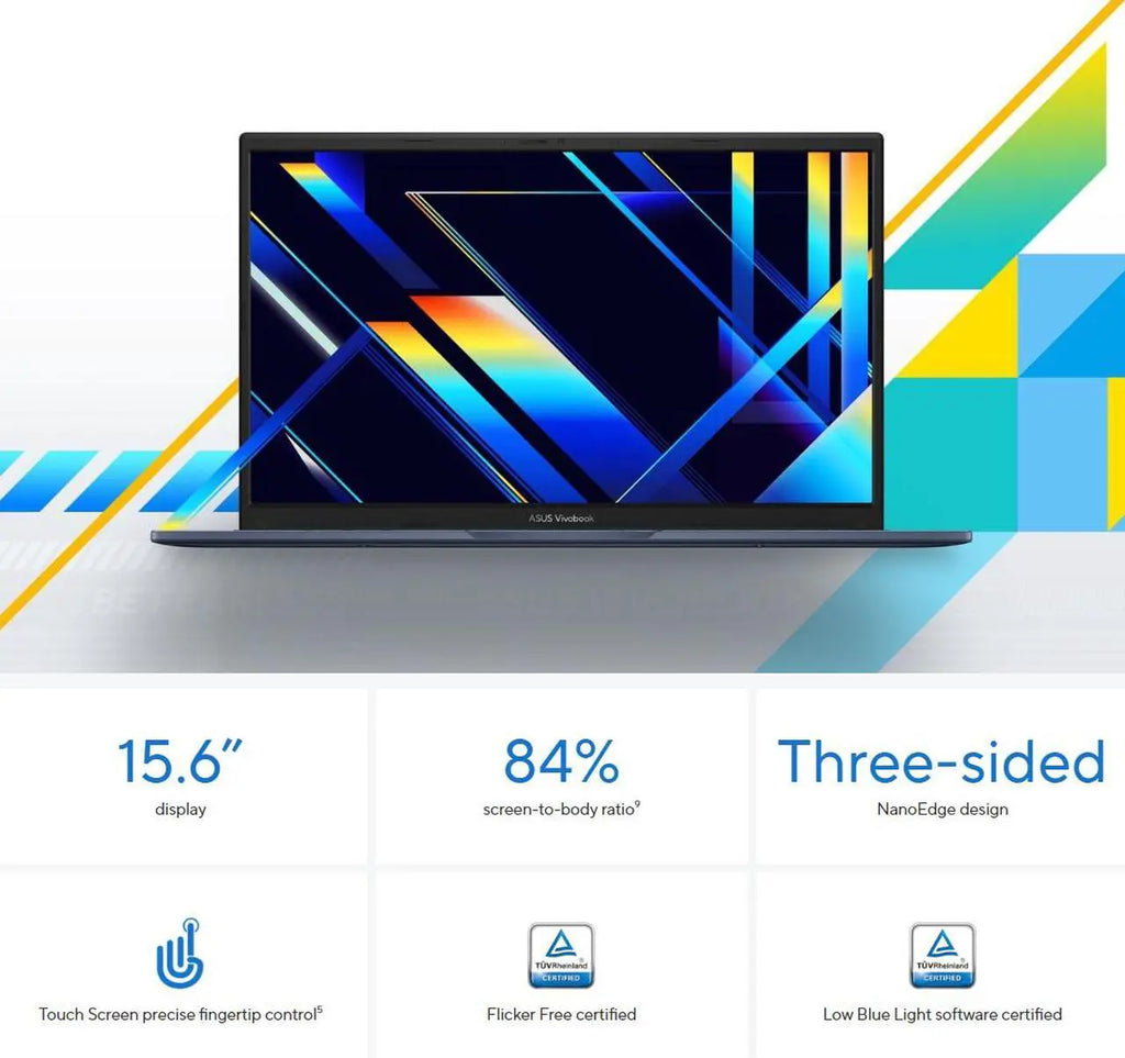 ASUS VivoBook 15.6" TouchScreen Intel Core i5-1334U 16GB Memory 512 GB SSD Windows 11 Home